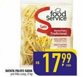 Mercantil Rodrigues Batata palito sadia 2kg oferta