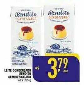 Mercantil Rodrigues Leite condensado bendito semidesnatado 395g oferta