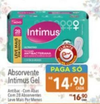 Supermercados Condor Absorvente Intimus Gel oferta