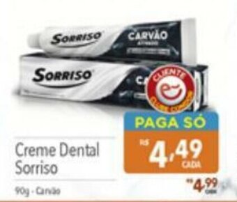 Supermercados Condor Creme dental Sorriso 90g oferta
