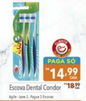 Supermercados Condor Escova Dental Condor oferta