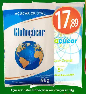 Acucar Cristal Globocucar ou Vivacucar 5kg