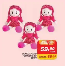 GBarbosa Boneca pano for kids 0107 50cm oferta