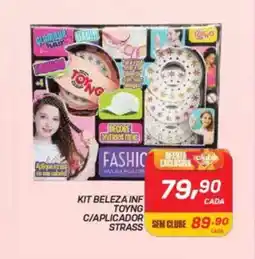 GBarbosa Kit beleza inf toyng c/aplicador strass oferta