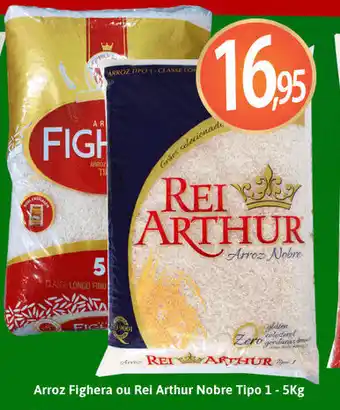 Arroz Fighera ou Rei Arthur Nobre tipo 1 5kg