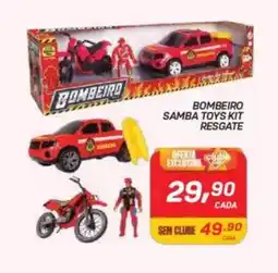 GBarbosa Bombeiro samba toys kit resgate oferta