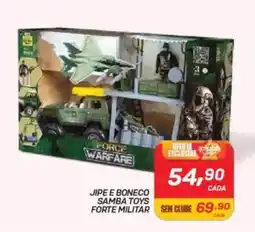 GBarbosa Jipe e boneco samba toys forte militar oferta