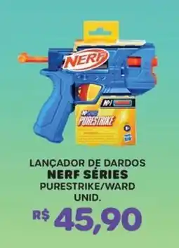 Big Bom Supermercados Lançador de dardos nerf séries purestrike/ward unid. oferta