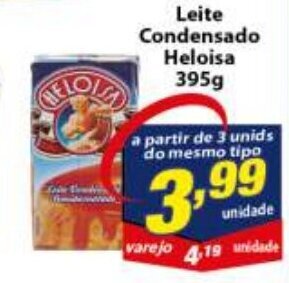 Vencedor Atacadista Leite condensado Heloisa 395g oferta