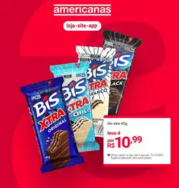 Lojas Americanas bis xtra oferta