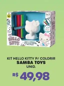 Big Bom Supermercados Kit hello kitty p/ colorir samba toys unid. oferta