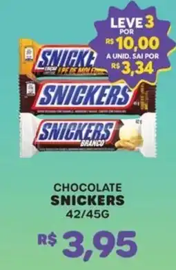Big Bom Supermercados Chocolate snickers oferta
