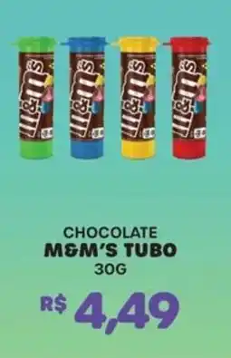Big Bom Supermercados Chocolate m&m's tubo oferta