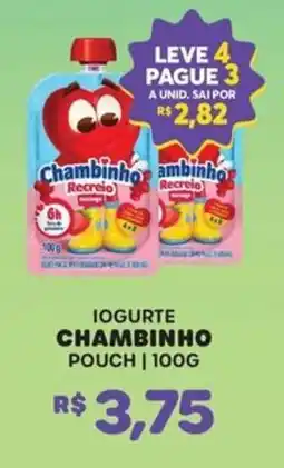 Big Bom Supermercados Iogurte chambinho pouch oferta