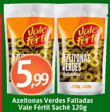 Azeitonas Verdes fatiadas Vale Fertil sache 120g