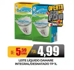Fort Atacadista Leite líquido damare integral/desnatado tp oferta