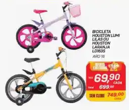GBarbosa Bicicleta houston lumi lilas ou houston laranja LD163S oferta