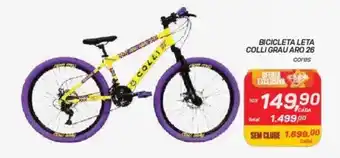 GBarbosa Bicicleta leta colli grau aro 26 oferta