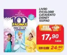 GBarbosa Livro p/colorir catavento disney 100pag oferta