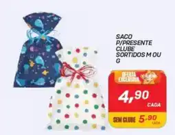 GBarbosa Saco p/presente clube sortidos m ou g oferta