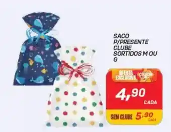 GBarbosa Saco p/presente clube sortidos m ou g oferta