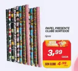 GBarbosa Papel presente clube sortidos oferta