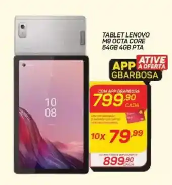 GBarbosa Tablet lenovo m9 octa core 64gb 4gb pta oferta