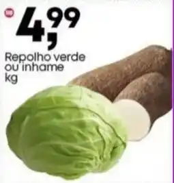 Frangolândia Repolho verde ou inhame oferta
