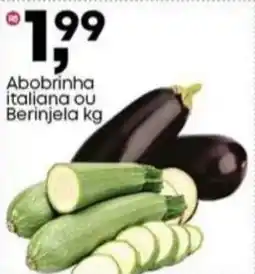 Frangolândia Abobrinha italiana ou Berinjela oferta