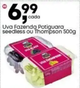 Frangolândia Uva Fazenda Potiguara seedless ou Thompson oferta