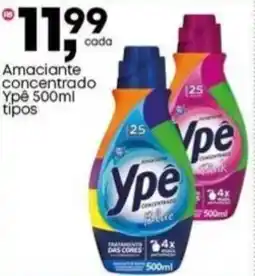 Frangolândia Amaciante concentrado Ypė tipos oferta