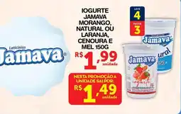 Roldão Iogurte jamava morango, natural ou laranja, cenoura e mel oferta