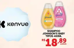 Roldão Shampoo johnson's baby tipos oferta
