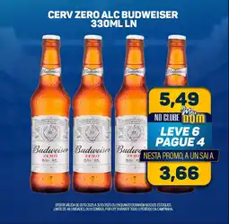 Dom Atacadista Cerv zero alc budweiser oferta