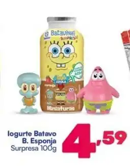 Barracão Supermercado logurte Batavo B. Esponja Surpresa oferta