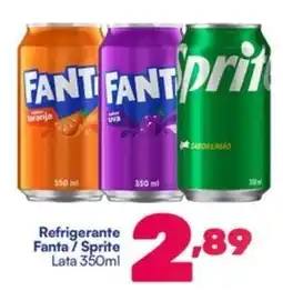Barracão Supermercado Refrigerante Fanta/Sprite Lata oferta