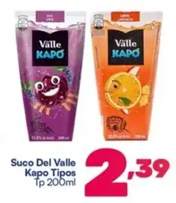 Barracão Supermercado Suco Del Valle Kapo Tipos Tp oferta
