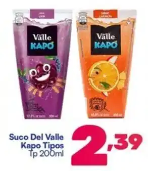 Barracão Supermercado Suco Del Valle Kapo Tipos Tp oferta