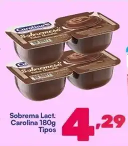 Barracão Supermercado Sobrema Lact. Carolina 180g Tipos oferta