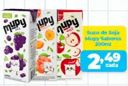 X Supermercados Suco de Soja Mupy Sabores oferta