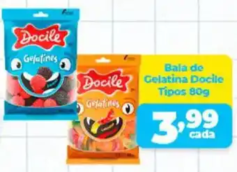 X Supermercados Bala de Gelatina Docile Tipos oferta