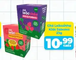 X Supermercados Chá Leãozinho Kids Sabores oferta