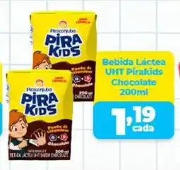 X Supermercados Bebida Láctea UHT Pirakids Chocolate oferta