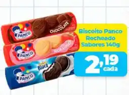 X Supermercados Biscoito Panco Recheado Sabores oferta