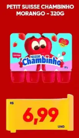 Tatico Petit suisse chambinho morango oferta