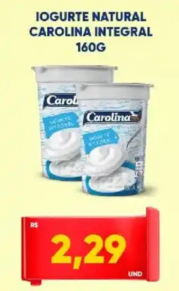 Tatico Iogurte natural carolina integral oferta
