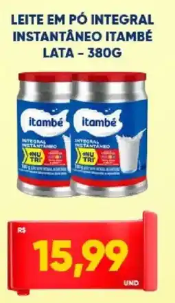 Tatico Leite em pó integral instantâneo itambé lata oferta