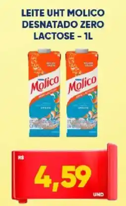 Tatico Leite uht molico desnatado zero lactose oferta