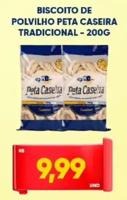 Tatico Biscoito de polvilho peta caseira tradicional oferta