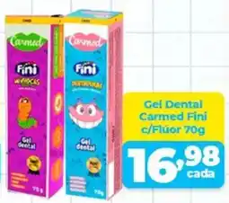 X Supermercados Gel Dental Carmed Fini c/Flúor oferta